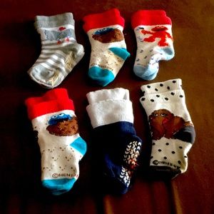 6 Pairs of Toddler Socks